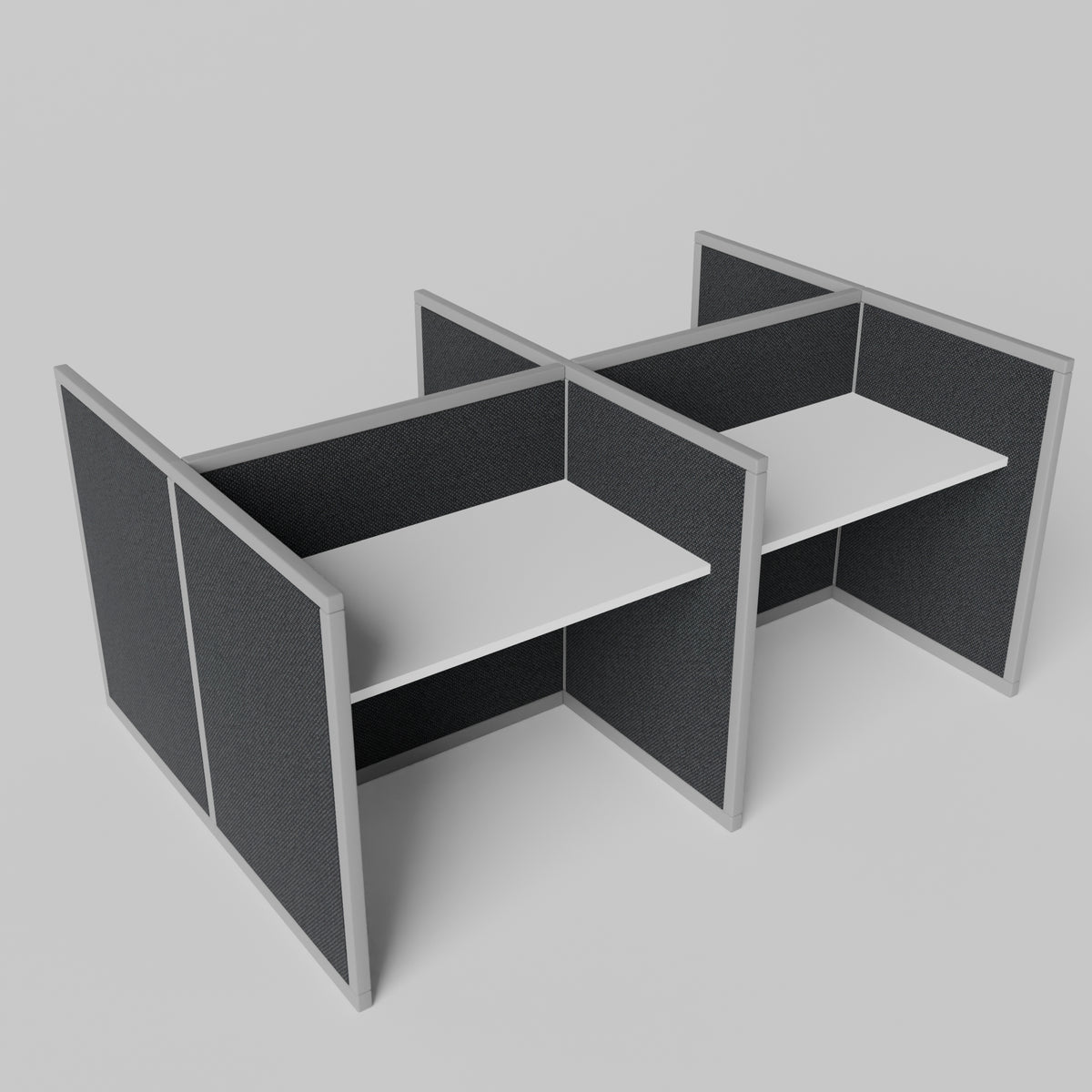 Steelcase Avenir Fabric Panel Workstation - Straight - Set of 4