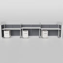 Glass Open Benching - Individual