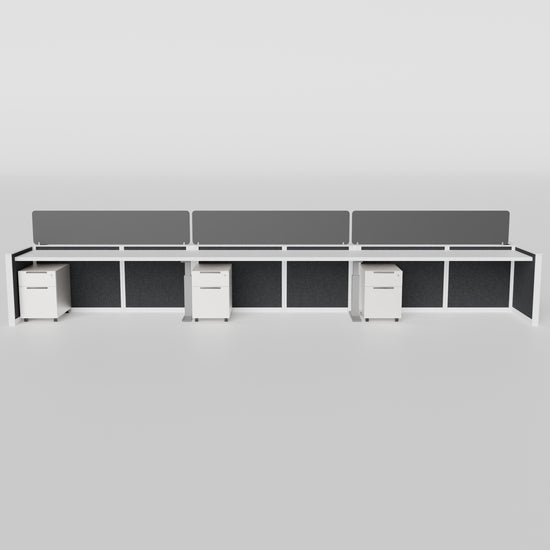 Panel Open Benching - Set of 2