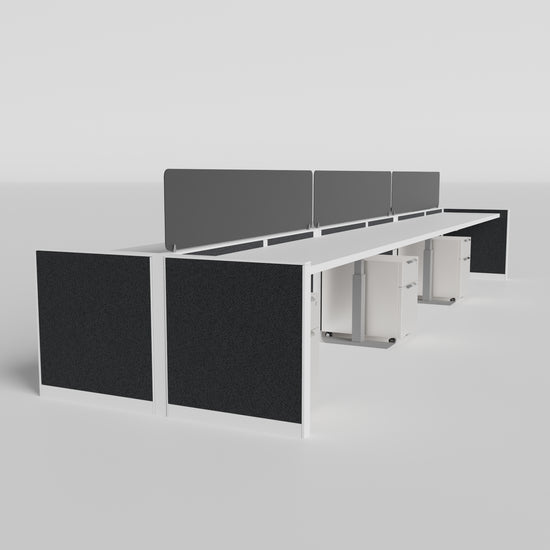 Panel Open Benching - Set of 8