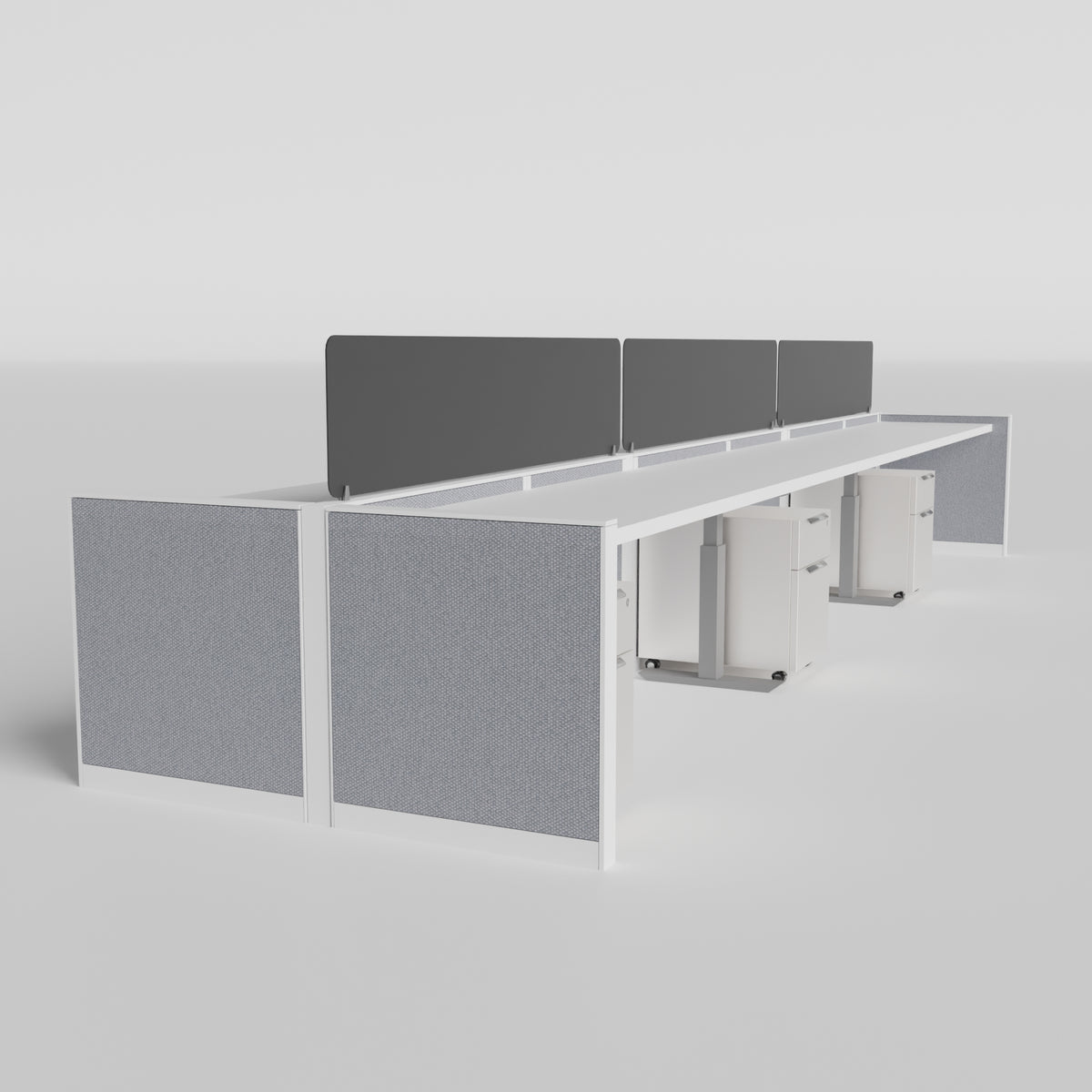 Panel Open Benching - Set of 2