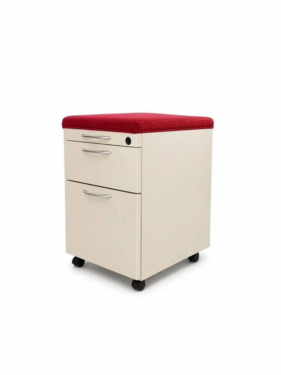 Eltru - B/B/F Mobile Pedestal - Red Top