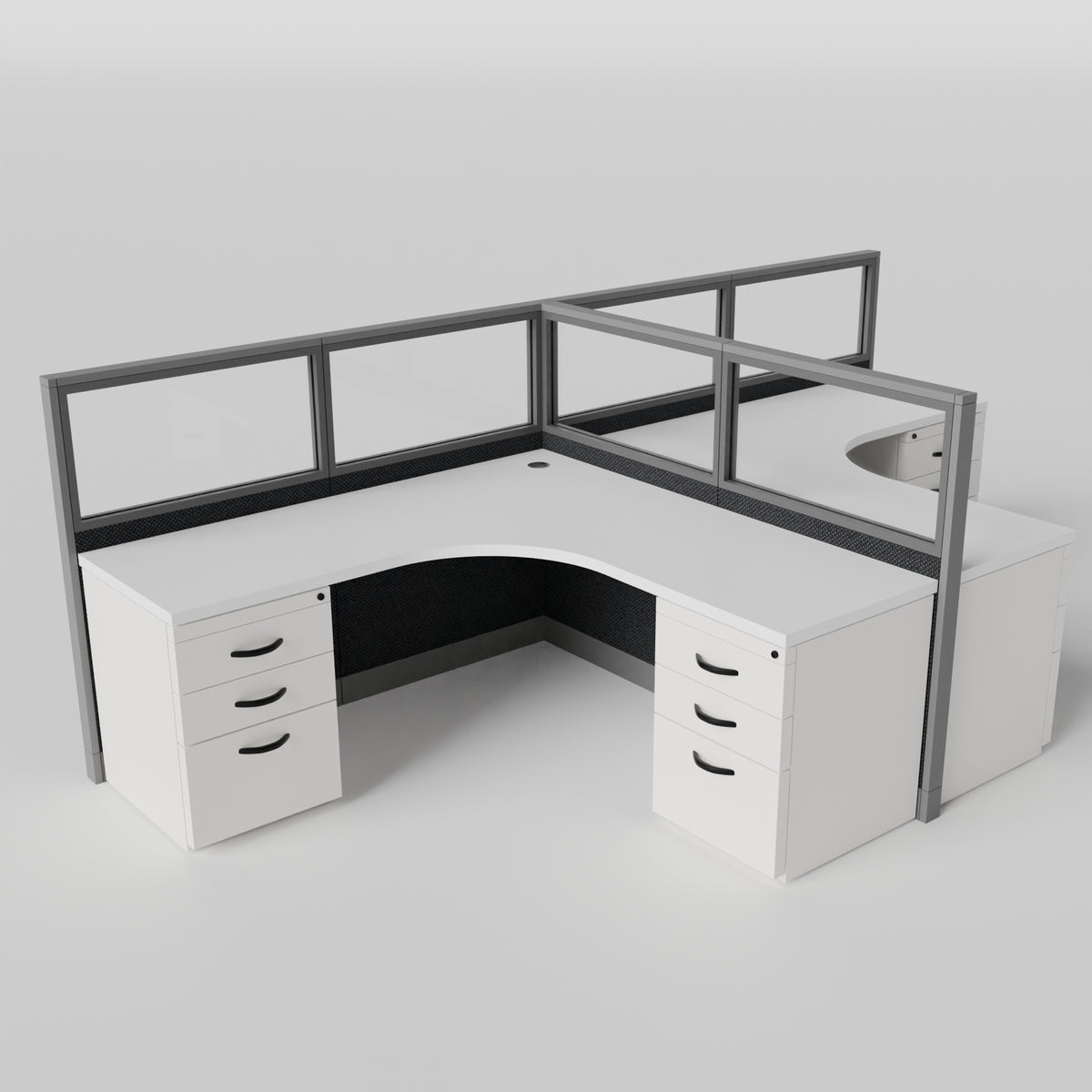 Gray Frame / Black Panel / 50" / 6' x 6'