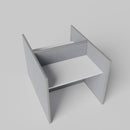 Steelcase Avenir Fabric Panel Workstation - Straight - Set of 2 - Gray Frame / Gray Panel / 42" / 48W x 30D