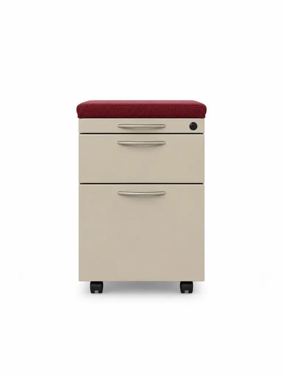 Eltru - B/B/F Mobile Pedestal - Red Top