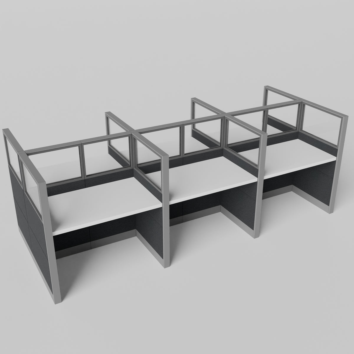 Gray Frame / Black Panel / 50" / 42W x 30D