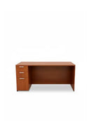 ELTRU - CHERRYLINE SINGLE PEDESTAL DESK - 65"