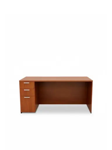 ELTRU - CHERRYLINE SINGLE PEDESTAL DESK - 65"