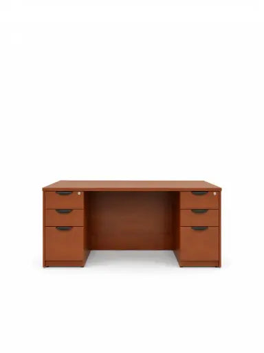 ELTRU - EQUINOX DOUBLE PEDESTAL DESK - 65"