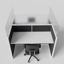 eLtru Fabric Cubicles — Straight Workstation