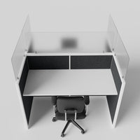 eLtru Fabric Cubicles — Straight Workstation