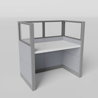 Straight — Knoll Reff glass system example