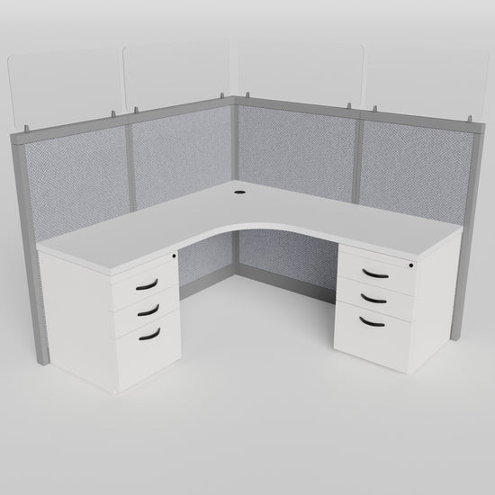 Glass Modular Workstations