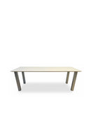 Eltru - Long White Rectangular Training Table