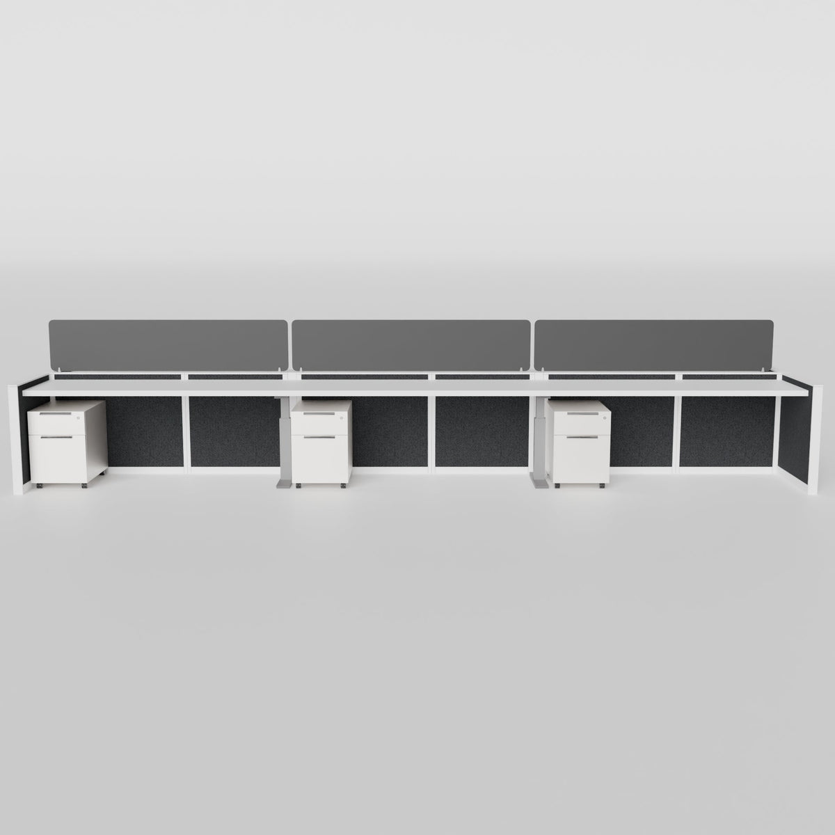 Allsteel Open Benching — Powerbeam — Straight