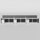 Allsteel Open Benching — Powerbeam — Straight